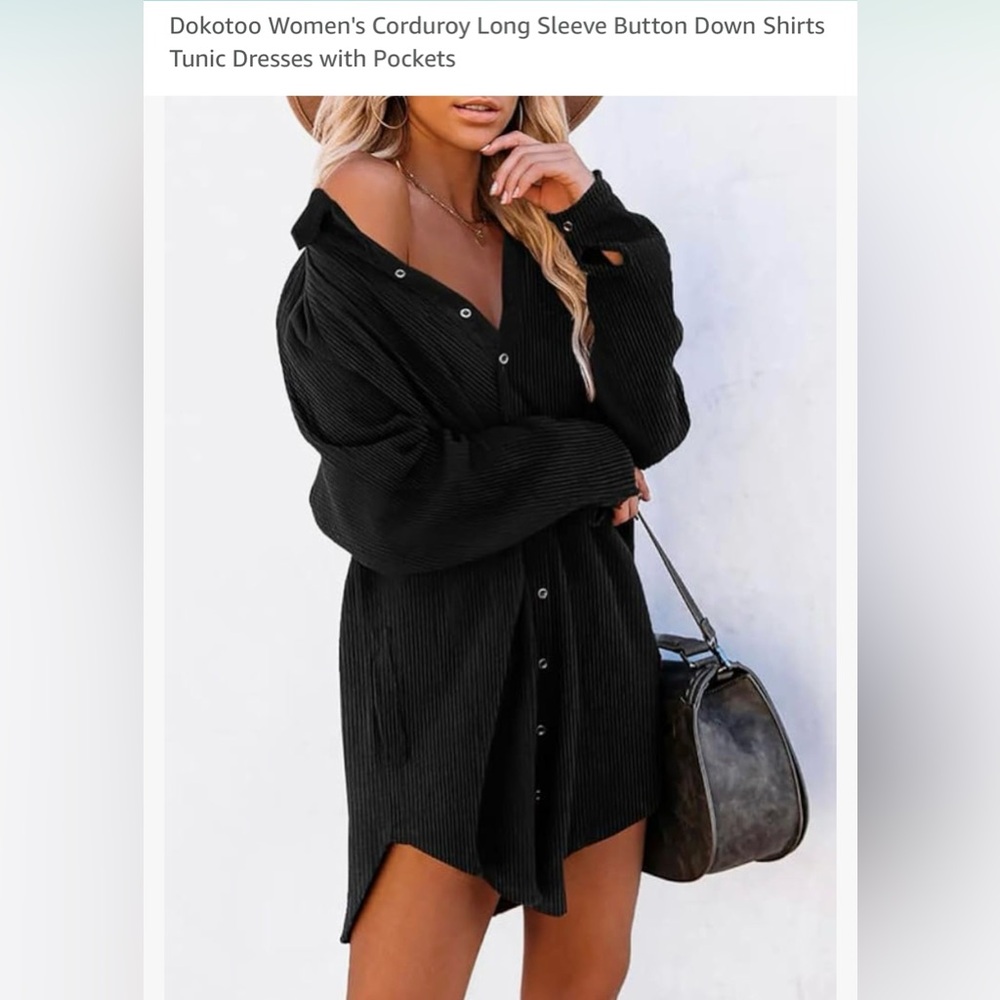 Dokotoo women's corduroy dress.